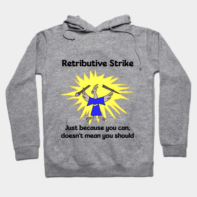 Retributive Strike Wizard Breaking Staff Hoodie by TealTurtle